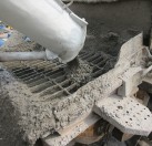 混凝土施工现场