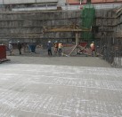 混凝土施工现场