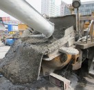 混凝土施工现场