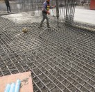 混凝土施工现场