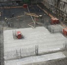 混凝土施工现场